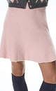 Mini skirt made of fox fur - BRUSNIKA. Women clothes