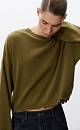 cropped jumper made of cashmere and wool - BRUSNIKA. Women clothes