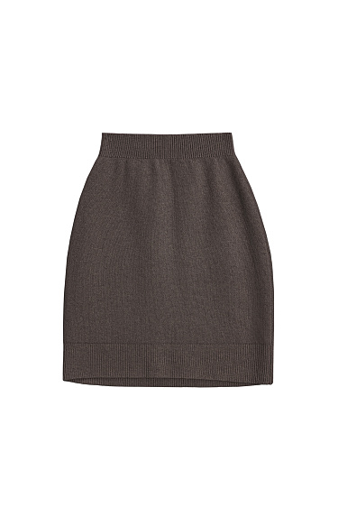 Cashmere and wool mini skirt - BRUSNIKA Women Clothes