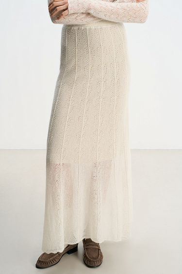 Openwork midi dress - BRUSNIKA Women Clothes