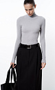 Ribbed knit turtleneck - BRUSNIKA. Women clothes