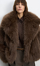 Eco-fur coat - BRUSNIKA. Women clothes