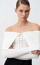 Off-the-shoulder knit top - BRUSNIKA. Women clothes
