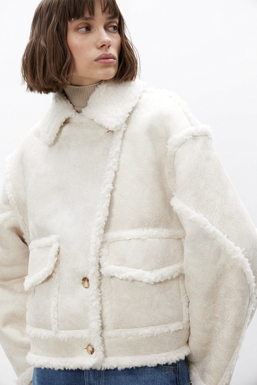 Cropped wool jacket - BRUSNIKA Women Clothes