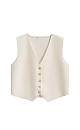 Knitted viscose vest - BRUSNIKA. Women clothes