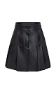 Faux leather pleated skirt - BRUSNIKA. Women clothes