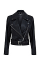 Faux leather biker jacket - BRUSNIKA. Women clothes