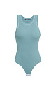 Ribbed knit bodysuit - BRUSNIKA. Women clothes