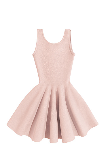 Mini knit dress with lurex - BRUSNIKA Women Clothes