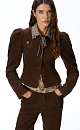 Fitted corduroy jacket - BRUSNIKA. Women clothes