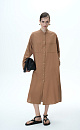 Cotton shirt dress - BRUSNIKA. Women clothes