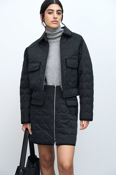 Quilted skirt - BRUSNIKA Women Clothes