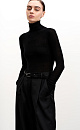 knitted turtleneck made of merino wool - BRUSNIKA. Women clothes