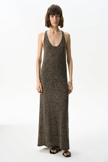 Cotton sundress with sequins - BRUSNIKA Women Clothes