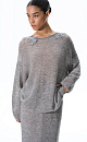 Merino wool jumper with lace - BRUSNIKA. Women clothes