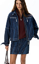 denim jacket with decorative elements - BRUSNIKA. Women clothes