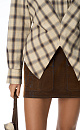 fitted shirt with a complex cut - BRUSNIKA. Women clothes