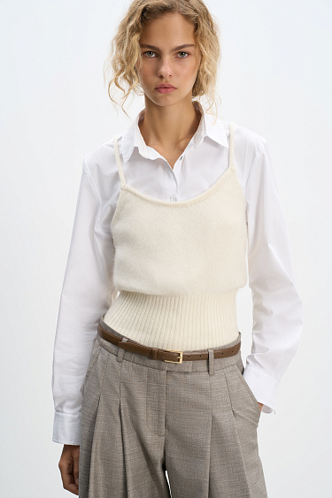 Fox down top - BRUSNIKA Women Clothes