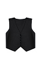 Knitted viscose vest - BRUSNIKA. Women clothes