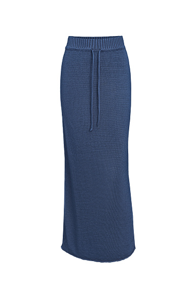 Linen maxi skirt - BRUSNIKA Women Clothes