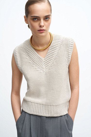 Wool blend vest - BRUSNIKA Women Clothes