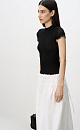 Skirt with gathered detail - BRUSNIKA. Women clothes