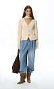viscose jacket with accent buttons - BRUSNIKA. Women clothes