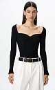 Open-neckline top - BRUSNIKA. Women clothes