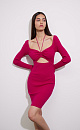 Viscose mini dress - BRUSNIKA. Women clothes