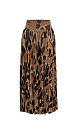 Animal print pleated skirt - BRUSNIKA. Women clothes