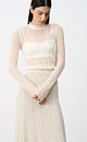 Openwork midi dress - BRUSNIKA. Women clothes