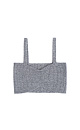 Cashmere and wool blend crop top - BRUSNIKA. Women clothes