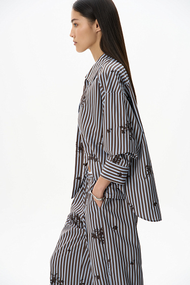 Striped cotton shirt - BRUSNIKA Women Clothes