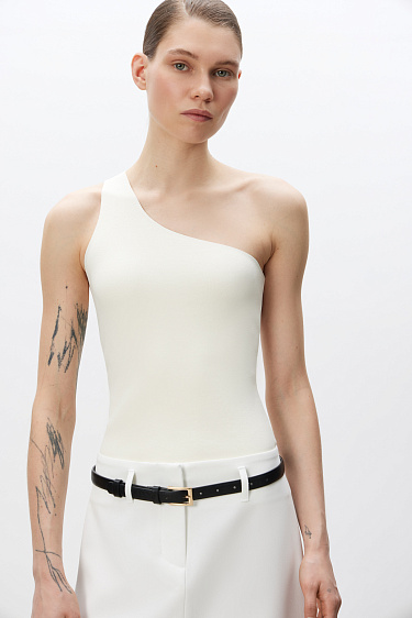One-shoulder top - BRUSNIKA Women Clothes