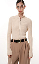 Ribbed knit cardigan - BRUSNIKA. Women clothes
