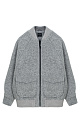 Wool bomber jacket with zip - BRUSNIKA. Women clothes
