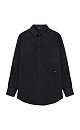 Oversized shirt with patch pocket - BRUSNIKA. Women clothes