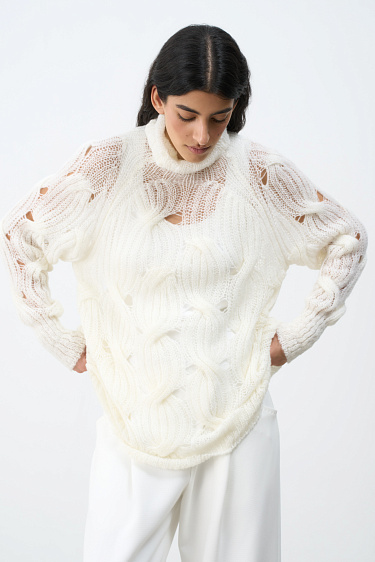 Oversized mohair jumper - BRUSNIKA Women Clothes