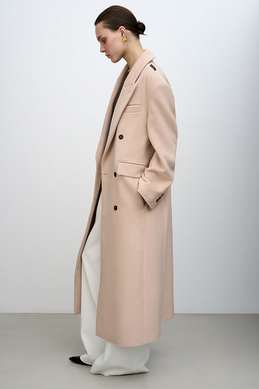 Double-breasted wool coat - BRUSNIKA Women Clothes