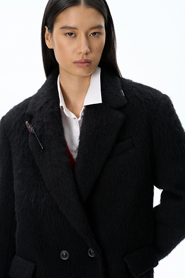 Single-breasted wool jacket - BRUSNIKA Women Clothes