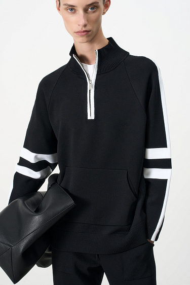 Jumper with stripes - BRUSNIKA Women Clothes