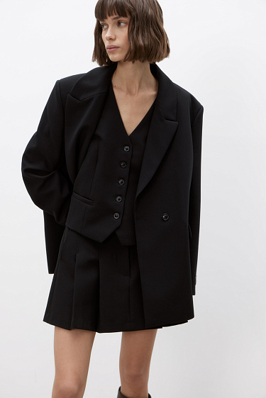 Pleated mini skirt - BRUSNIKA Women Clothes