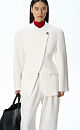 Viscose jacket with large shoulders - BRUSNIKA. Women clothes