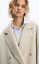 Double-breasted wool coat - BRUSNIKA. Women clothes