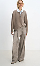 Oversized fox down jumper - BRUSNIKA. Women clothes