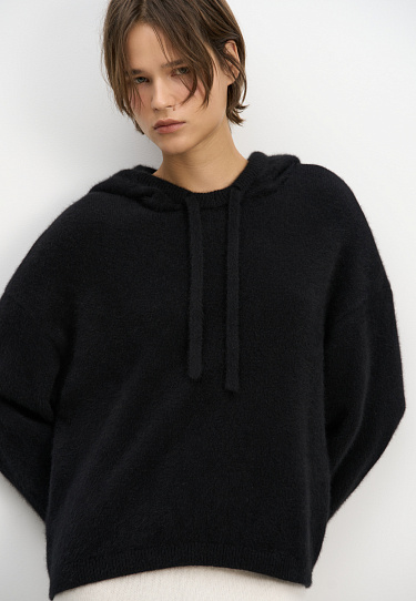 Fox Down Hoodie - BRUSNIKA Women Clothes