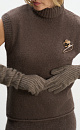 Fox Down Knitted Vest - BRUSNIKA. Women clothes