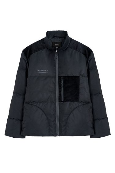 Down jacket with side pocket - BRUSNIKA Women Clothes