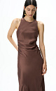Satin dress - BRUSNIKA. Women clothes