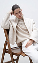 Short sheepskin coat with zipper - BRUSNIKA. Women clothes
